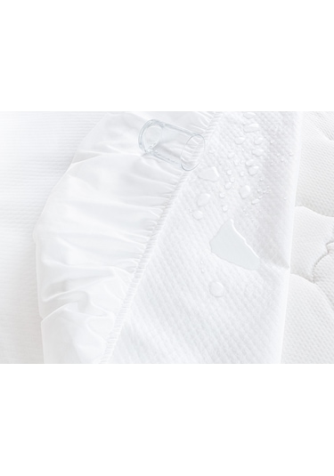 Madame Coco Flore Sıvı Geçirmez Fitted Yatak Alezi Alz-68çift Kişilik-beyaz Beyaz