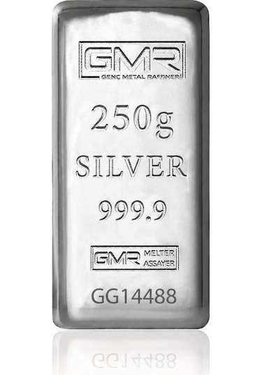Agakulche 250 Gram 999.9 Ayar Gmr Külçe Gümüş