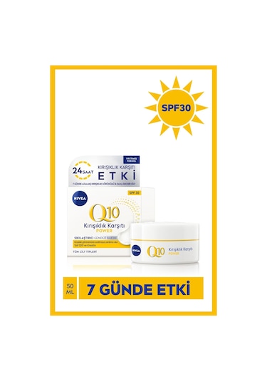 Nivea Q10 Power Kırışık Karşıtı Sıkılaştırıcı Gündüz Kremi 50 ML
