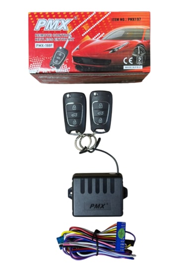 12 Volt Uzaktan Kumanda Açma Kapama Merkezi Kilit Pmx 197