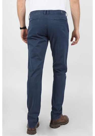 Erkek Fleto Cep Gabardin Pantolon Lacivert