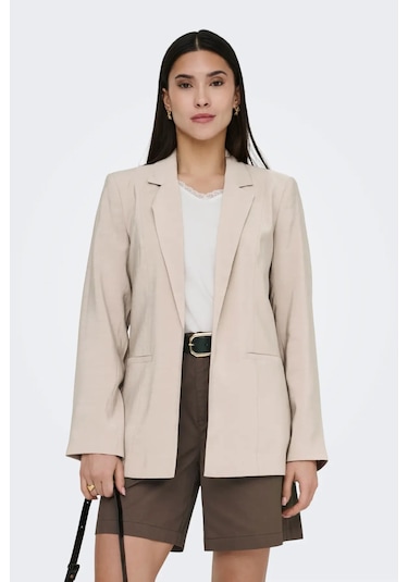 Only Kadın Onlmonza Çift Cepli Blazer Ceket 15363857 Bej
