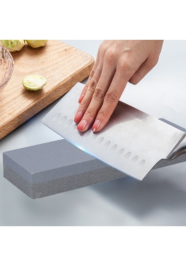 Xindoker Ev İçi Çift Taraflı Kayganlık Önleyici Grit Taşı - 180/320 Tane - Saf Karbüründüm - Büyük Boyut - Bıçak, Makas Ve Araçların Keskinleştirilmesi İçin Zırh Taşı