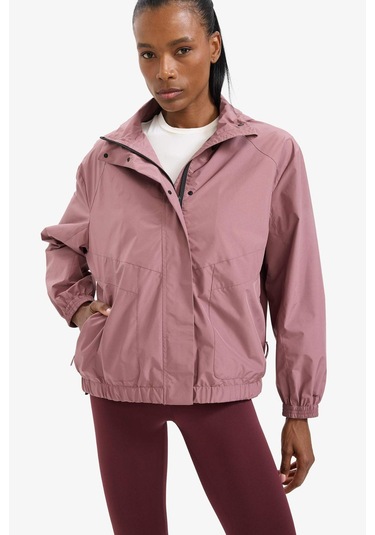 Defacto Defactofit Su İtici Regular Fit Kapüşonlu Yağmurluk C4949ax25aubr97 Bordo