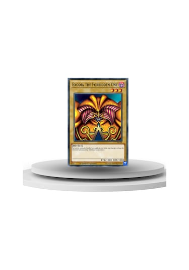 Yu-gi-oh Yenilmez Exodia Türkçe Kutulu Kartları