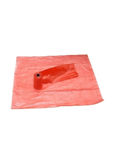 Bamm Bamm Çanta Boy Kirli Bebek Bezi Çöp Poşeti ve Taşıma Çantası (Kırmızı)