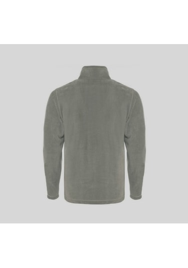 Genius Store Store Erkek Polar Tam Fermuarlı 3 Cepli Outdoor Polar Ceket Tactical Flecee Gri Koyu Gri