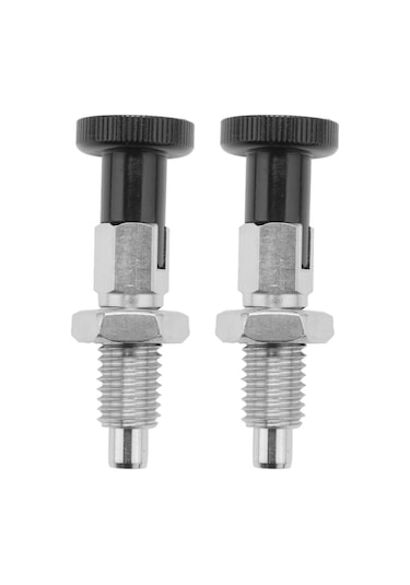 Hha 2x M10 Paslanmaz Çelik Kendinden Kilitleme Endeksi Piston Pimi, Bölme Kafası Için Kendinden Kilitleme Fonksiyonlu