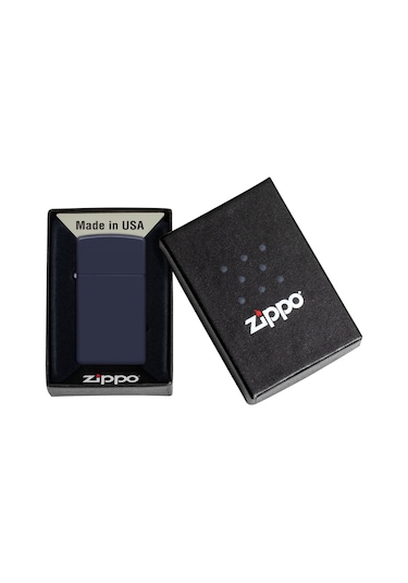 Zippo 1639 Slim Navy Blue Matte Çakmak