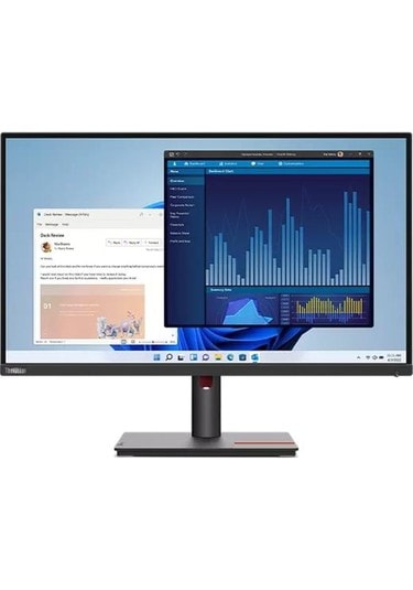 Lenovo Thinkvision P27PZ-30 63E4GAT2TK 27" 4 MS 60 Hz 4K UHD Pivot IPS Mini LED Monitör