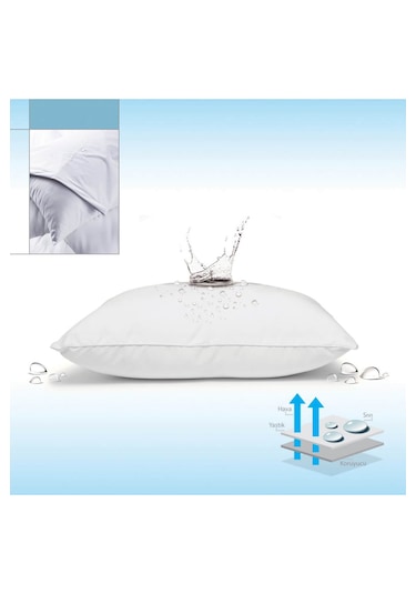 Valoroso Tekstil 4 Adet Micro Sıvı Geçirmez Yastık Alezi Su Geç