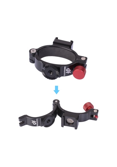 Lemestar Djı Osmo Mobile 2 İçin Df Dıgıtalfoto Osmo2ant Aluminyum Alaşımlı Genişletme Adaptörü - Siyah