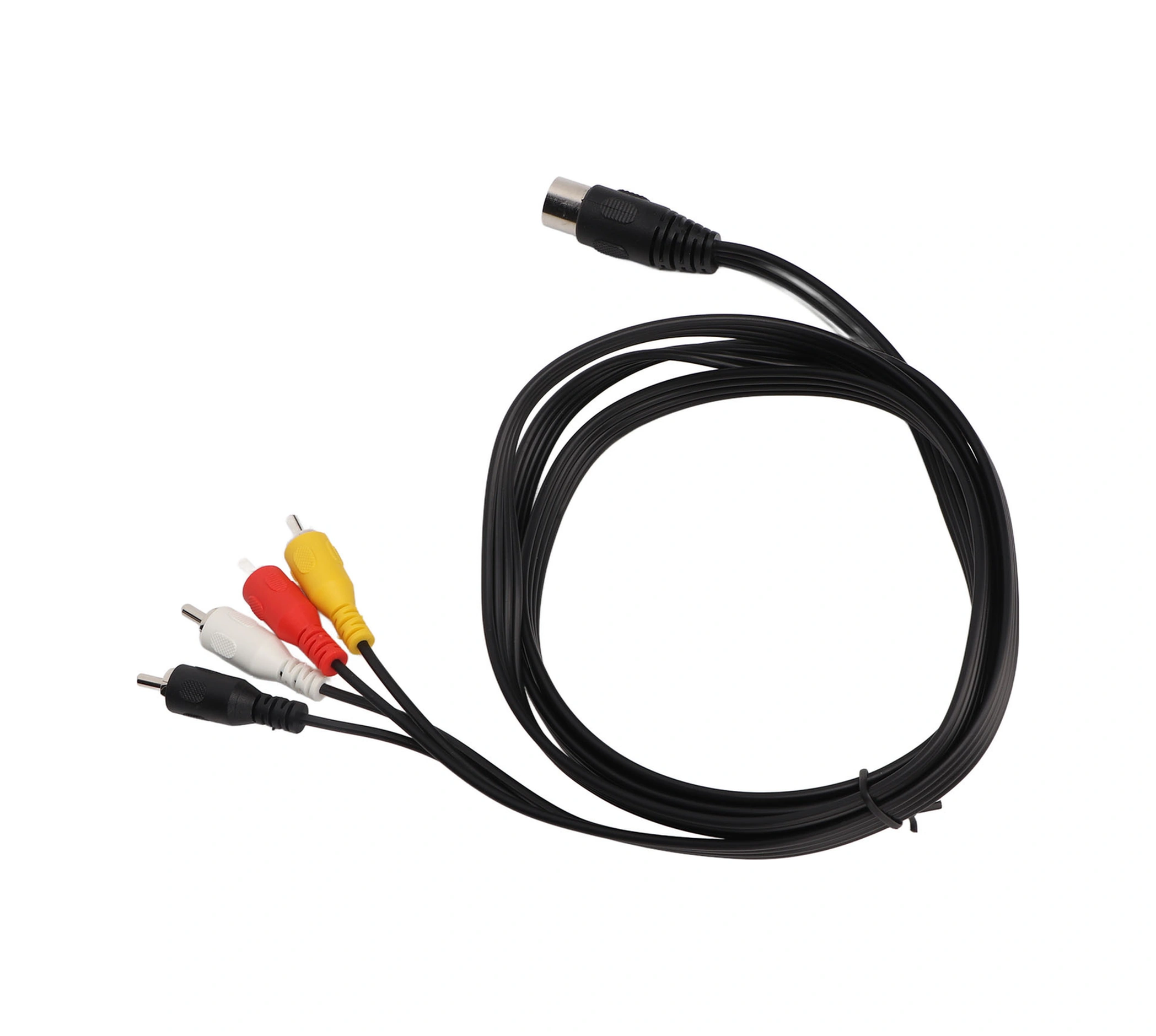 Shineyee 1.5m Saf Bakır Çekirdekli Din 5pin Erkekden 4rca Erkeğe Ses Kablosu - Pvc Kaplama, Çift Koruma, Plug & Play