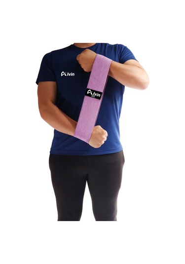 Supreme Pamuklu Squat Bant - Kaydırmaz İç Yüzey İle Hafif Ve Orta Sert Seçenekler Mor