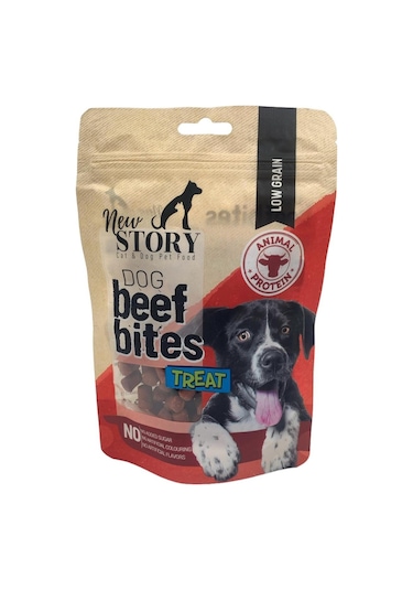 New Story Köpekler İçin Sığır Etli Atıştırmalık Beef Bites 80 G