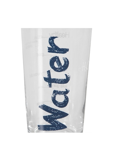 Mudo Home Water Bardak 570 Ml 2'li Set -mavi&turkuaz Şeffaf