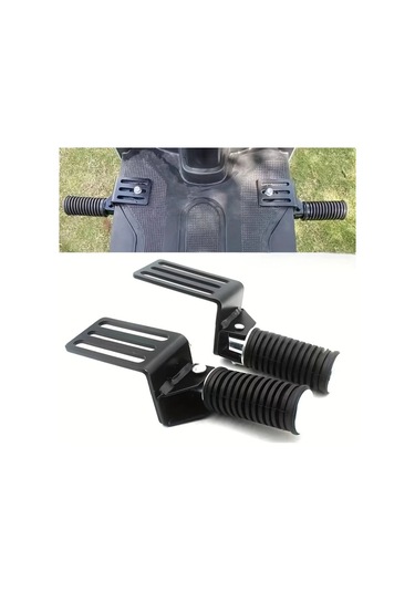 Dashanshop Siyah Evrensel Katlanır Abs Motosiklet Ayaklığı Dayanıklı Metal Yapı