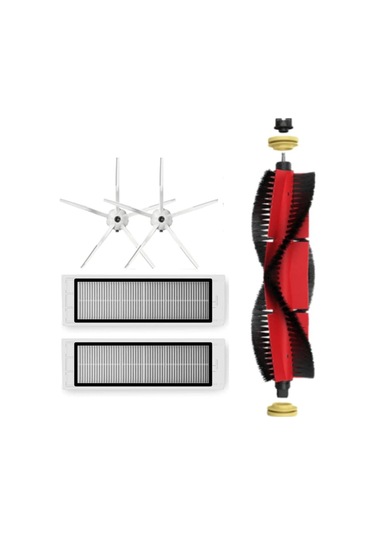 Roborock S5 Max (Beyaz) Uyumlu Yedek Fırça Filtre Seti-5 Parça