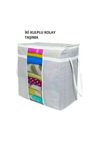 Pencereli Hurç Saklama Çantası Dolap İçi Düzenleme Organizer