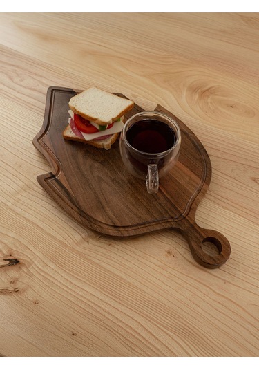 Ahşap Yaprak Kesme & Sunum Tahtası