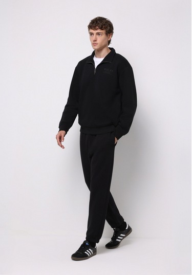 Colins Loose Fit Orta Bel Düz Erkek Siyah Eşofman Altı Cl1077101 Q1.v2 Blk Siyah Colins Loose Fit Orta Bel Düz Erkek Siyah Eşofman Altı Cl1077101 Q1.v2 Blk Siyah