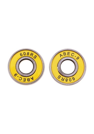 Pazly Lot 8 Sürtünmesiz Abec 9 Kaykay Paten Rulmanları Sarı Renk Sarı
