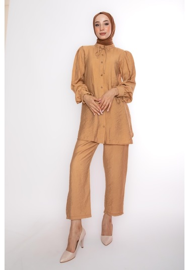 Fatma Sezen Camel Takım Çok Renkli