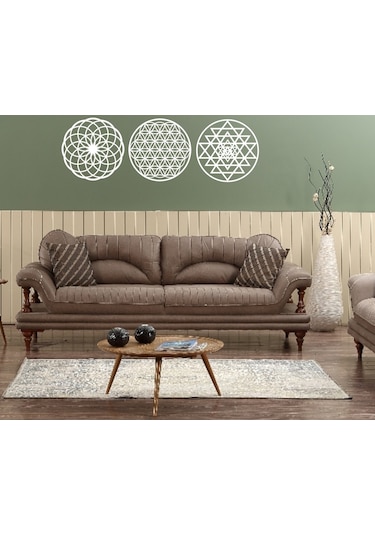 Numa Concept Yaşam Çiçeği Sri Yantra Torus Nefesi Beyaz Mdf