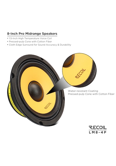 Recoil Lm8-4p 20cm Midrange 320w