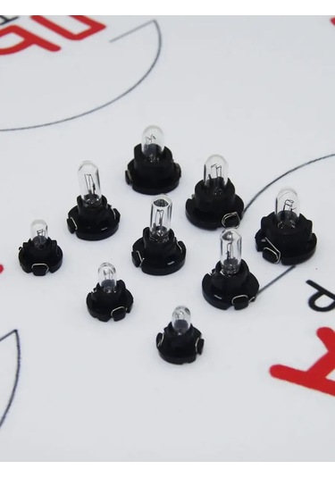 Mitsumoro Düğmeli Halojen Ampuller T3, T4, T5, 12v, 1.2w, 2'li Paket 329992768