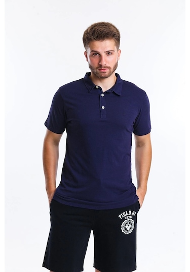 Men Poloshirt Erkek Lacivert Tshirt 22993-04 Siyah Men Poloshirt Erkek Lacivert Tshirt 22993-04 Siyah