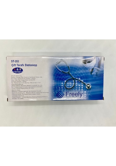 Freely ST-202 Çift Taraflı Stetoskop Siyah