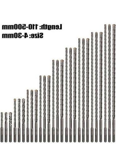 Trendooze Genişletilmiş Çapraz Darbeli Matkap 110-500mm Sds+ 10-260mm Duvardan Uygun