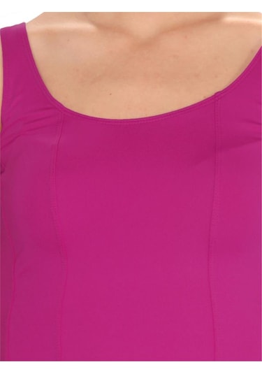 Bulalgiy Kadın Fuşya Basic Fit Tişört - Bga092413-fuşya Fuşya