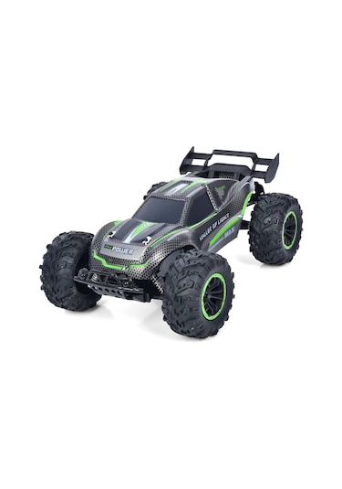 Kumandalı 40 Cm Dev Off-road Araba 15km/h Hızlı, Şarjlı, 2.4ghz Rc Arazi Aracı 9010-6f - Yeşil