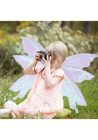 Suntek Kelebek Kanat Kostümü Fotoğraf Malzemesi Tatiller Beyaz