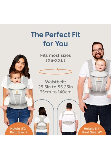 Ergobaby Omni Breeze Softflex Mesh ,0-4 Yaş ,4 Taşıma Pozisyonlu Kanguru ,Yeni Doğan Ve Küçük Çocuklar Için