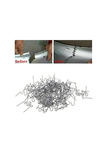 500 Adet 0.8mm Tampon Plastik Parça Tamir İçin Zımba Teli