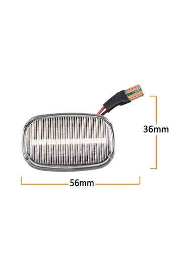 Corolla Celica T19 T20 23 Avensis Starlet P İçin Dinamik Led Yan Sinyal Lambası Dönüş Sinyalleri