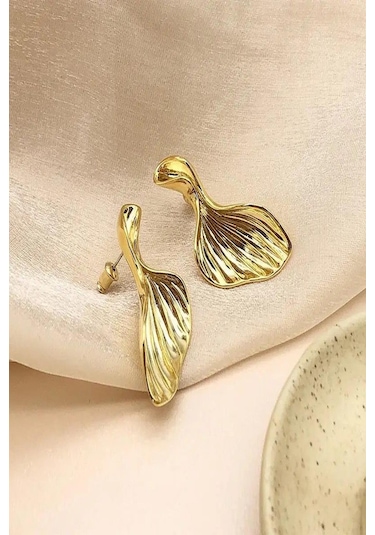 Demokan Kadın Küpe Büküm Detay Küpe 001