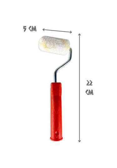 Desenatör Extra Saten Parmak Rulo Takım - 5 Cm - 1 Adet