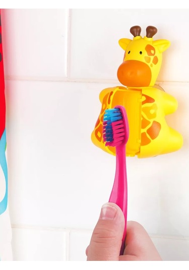 Flipper Diş Fırçası Tutucu Giraff Ve Diş Fırçası 169620037