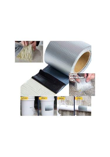 5Mt X 10Cm Tape Çatı Boru Çadır Pimaş Tamir Bandı Su Geçirmez Ban