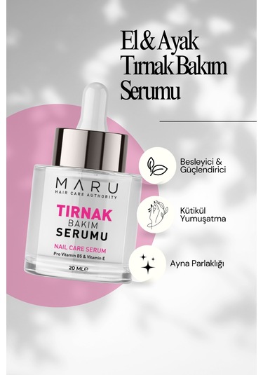 Maru El Ayak Tırnak Besleyici, Koruyucu Bakım Serumu 20 ML