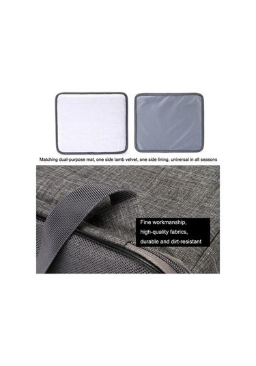 Dm Cbtx Sjbb11 Evcil Hayvan Gezisi Nefes Alabilir Taşıma Çantası Gri