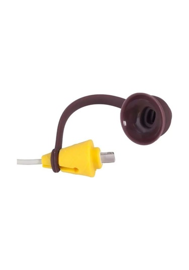 Xiyyadms Kahverengi Silikon Kablolu Koruyucu: Usb Kabloları İçin Dayanıklı Tutucu Ve Sarıcı, Telefon Kablolarını Kırılmadan Korur