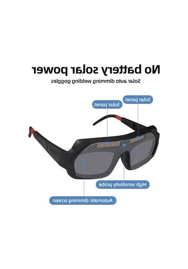 Trendooze Pc Koruyucu Gözlük Güneş Otomatik Karartma Kaynak Maskesi Green - Güvenli Kaynak Kullanımı İçin