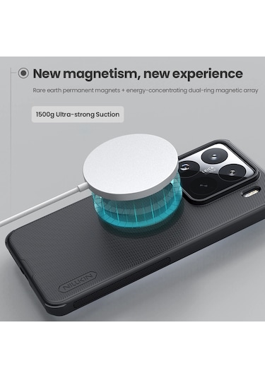 Xiaomi 15 Pro Nıllkın Buzlu Kalkan Pro Manyetik Telefon Kılıfı İçin Yeşil