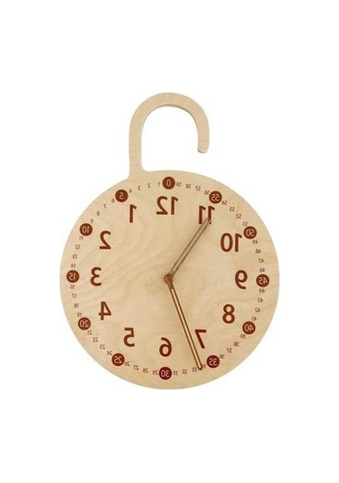 Pazly Suntek Saati Pille Ofis Modern Duvar Dijital Çalışan B2 Ahşap-b2 Ahşap Fp Çok Renkli