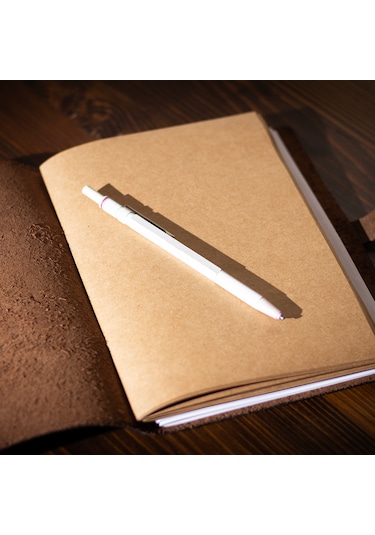 Kişiye İsme Özel Hakiki Deri A5 Defter / Ajanda Kestane